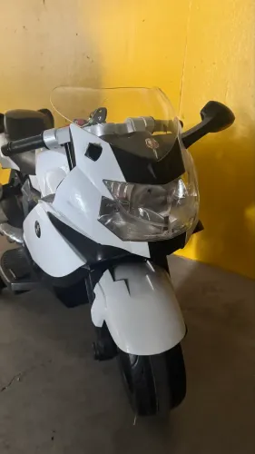 Moto Eletrica Infantil BMW K1300 S 12V Branca