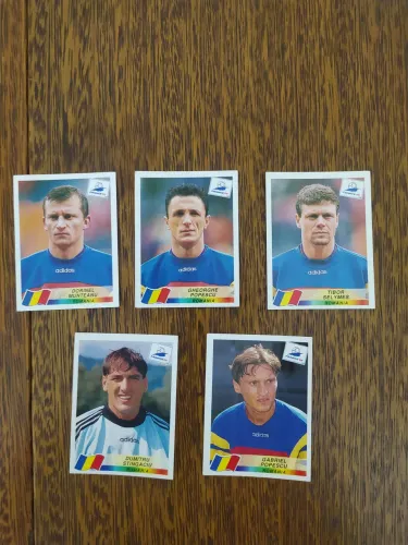 Conjunto De Figurinhas Da Copa De 1998 Da Seleção Da Romênia