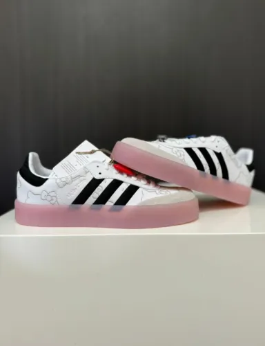 Adidas Sambae Cloud White Clear Pink Hello Kitty