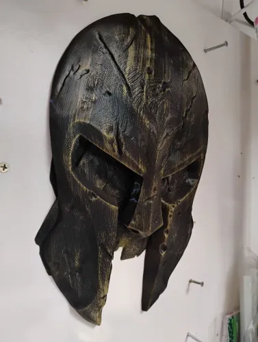 Moldura 3D em alto relevo Espartana