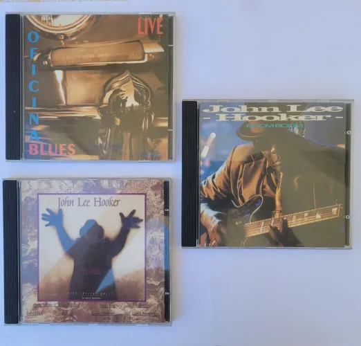 Kit 3 CDs Blues - John Lee Hooker (The Healer / Boom Boom) + Oficina da Blues Live