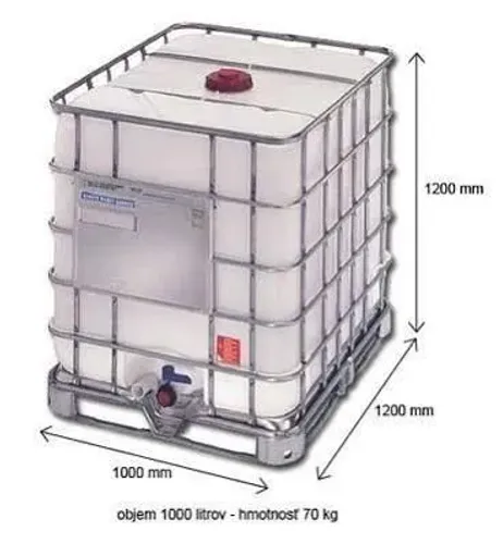Reservatório / tanque / caixa quadrada Ibc 1000 litros usados perfeitos 