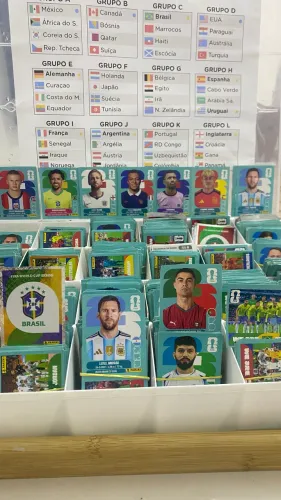 Figurinhas da copa do mundo avulsas a partir de 1,50