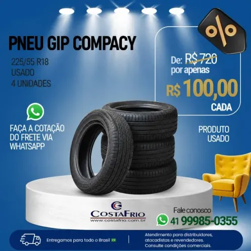 *Pneu GIP Compacy Usado*