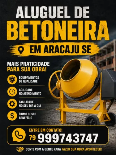 Aluguel de Betoneira