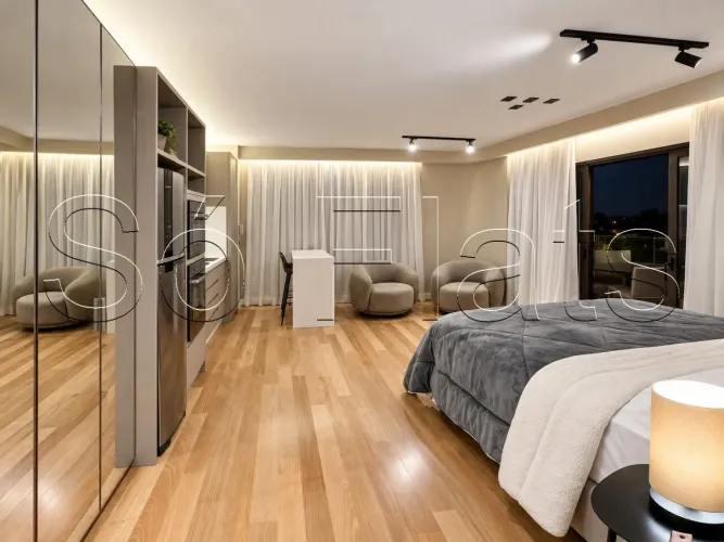 Pininfarina, apto disponível para locação contnedo 49m², 01 cdormitório e 01 vaga.