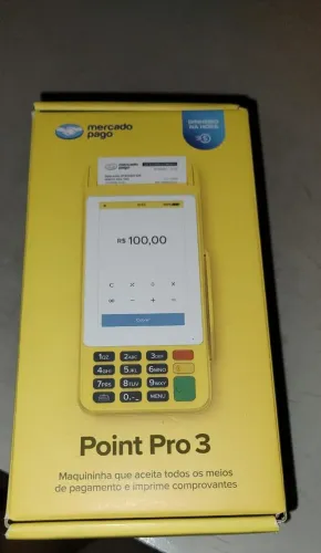Maquininha mercado pago point pro 3