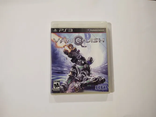 Vanquish PS3 midia física completo com manual
