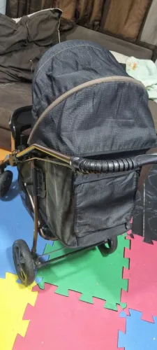Carrinho de Bebê Galzerano até 15Kg Preto