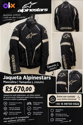 Jaqueta de moto