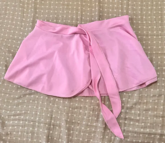 kit 2 collants ballet infantil, rosa e preto. 1 saia de ballet de transpassar rosa.