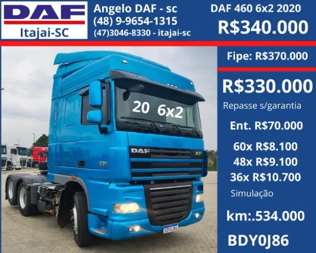 DAF 460 6x2 2020
