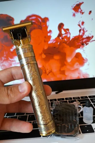 Máquina tira pelo dragão metal