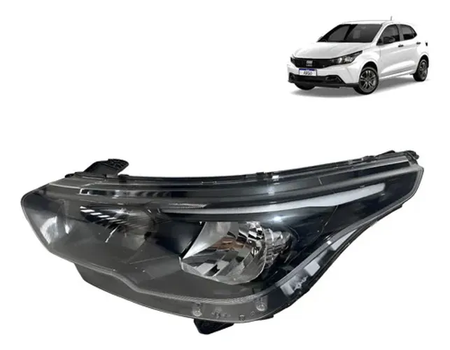Farol Argo 2017 2018 2019 2020 2021 A 2024 Esquerdo Original Esquerdo/motorista