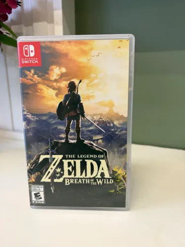 Jogo físico The Legend of Zelda: Breath of the Wild para Nintendo Switch.