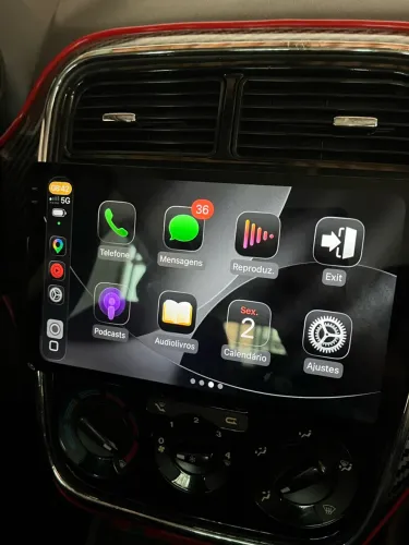 Multimídia Android 13 Carplay 64gb 1din Wi-fi