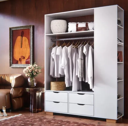 Guarda Roupa Closet Solteiro