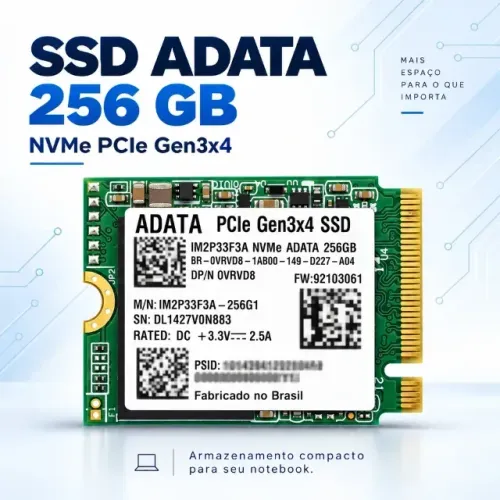 SSD NVME 256GB