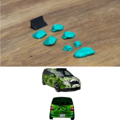 Miniatura Citroen Xsara Picasso + Mãos Hulk
