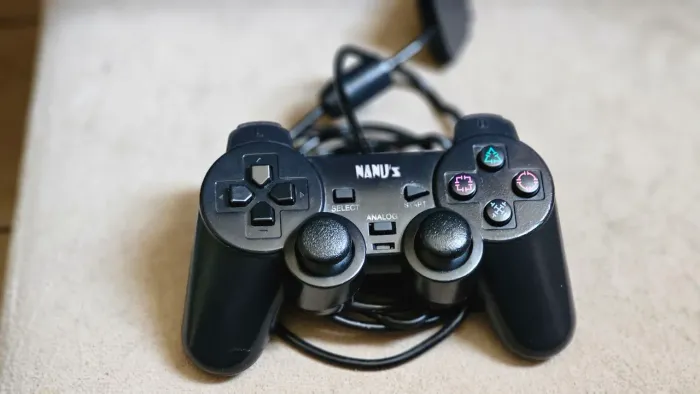 Controle Playstation PS2 Preto