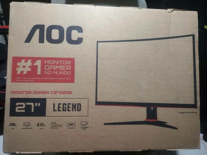 Munitor AOC legend 27p 240hz 0,5ms ips va fullHD Curvo