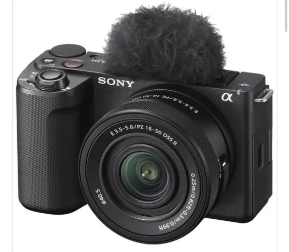 Câmera Sony ZV-E10 II 16-50MM (Kit)  carr baterias 