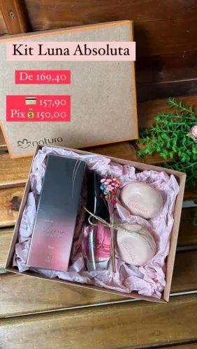 KIT PRESENTE LUNA ABSOLUTA+ SABONETES EM BARRA