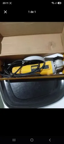 Esmerilhadeira dewalt com regulador de velocidade, com nota fiscal R$ 800,00