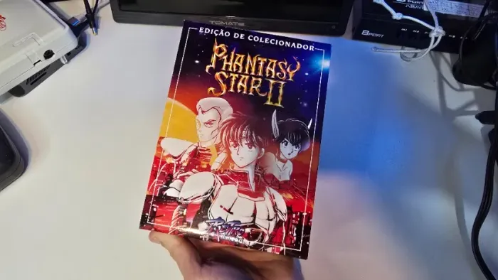 Jogo Phantasy Star 2 de Mega Drive Edição Colecionador completa
