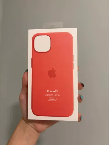 Capa Apple iPhone 13 ORIGINAL Silicone MagSafe ROSA (Pomelo) LACRADA 