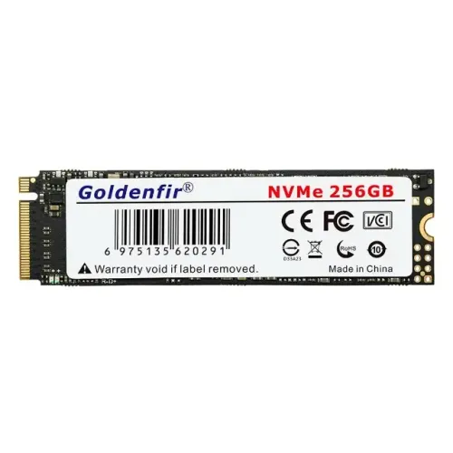 SSD Goldenfir M.2 NVMe 256GB PCIe 3.0 2280 Alta Velocidade para PC pode retirar no local e
