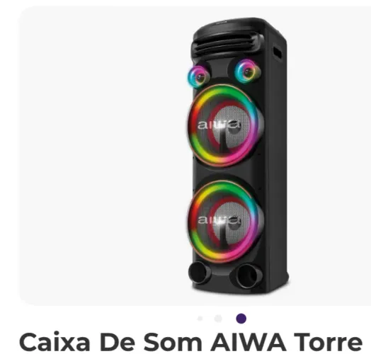 Caixa de som aiwa