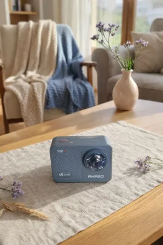 Câmera de ação Akaso Go V50X nunca usada