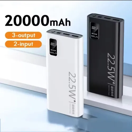 Bateria portátil 20.000 mAh