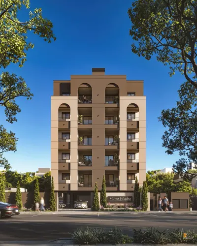 Apartamento à venda em Joinville-SC: 2 quartos, 1 suíte, 2 vagas, 53,84m² na Glória. Venha