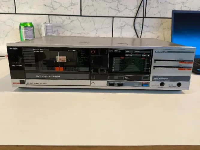 Tape Deck Philips FC 210 Stereo Cassette - Para Retirada de Peças / Restauração