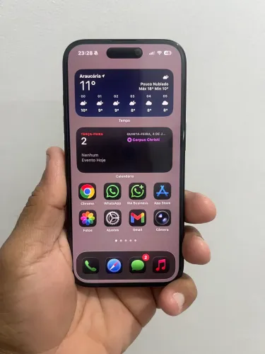 IPhone 16 Preto 128GB - Impecável