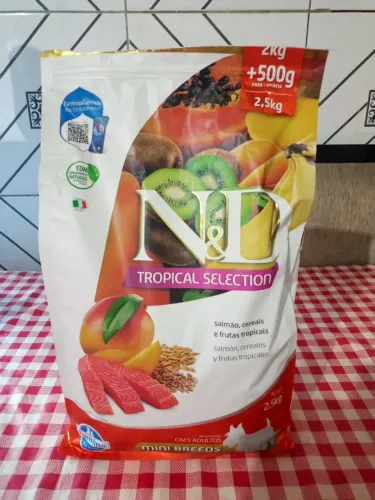  Ração Farmina N&D Tropical Selection salmão 