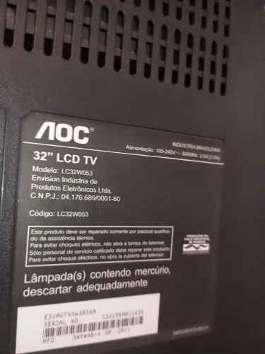 Tv AOC 32 polegadas lcd