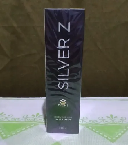 Body Splash Masculino Silver Z Zyone 200ml - Corpo e Cabelo Lacrado