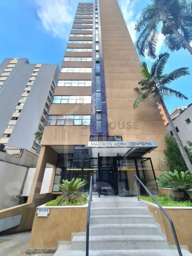 Sala comercial para locação Moema, 1 sala de vão livre, 1 Vaga, 50m²,