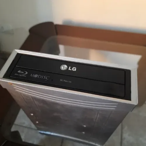 Gravador Blu-ray LG BH14NS40 M-DISC Externo USB + Fonte