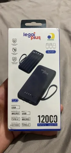 Carregador Portátil Power Bank 12000mAh