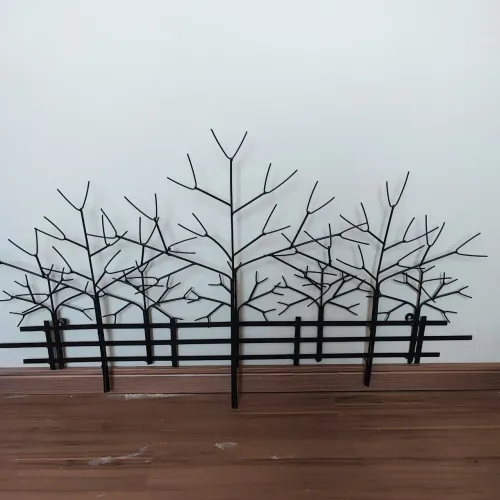 Painel Decorativo em Ferro Maciço - Árvores