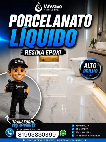 Porcelanato em líquido