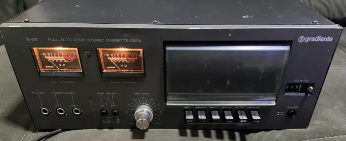 Tape deck fitas k7 gradiente S96