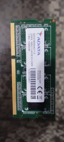 Memória Ram ddr3 4gigas para notebook.