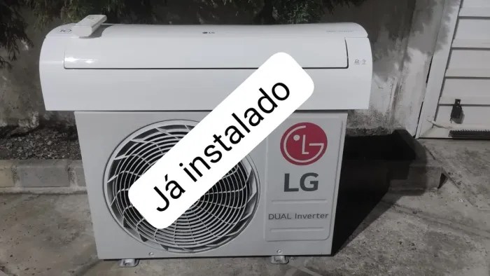 AR CONDICIONADO LG DUAL INVERTER 9K INSTALADO