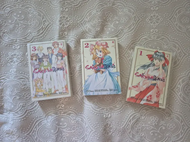 Sakura Wars Manga Completo Vol 1 ao 3
