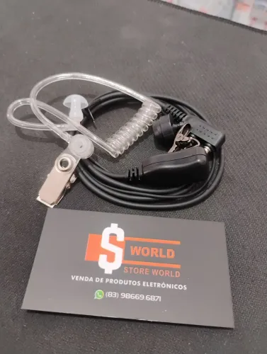 Fone para rádio comunicador